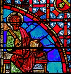 Fönster w9 föreställande St Peter