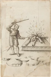 "Pocka inte elden med ett svärd" [fol. 20 recto]