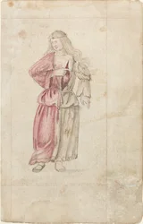 Personifiering av vänskap (Amicitia) [fol. 2 recto]