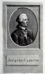 Porträtt av författaren Jacques Cazotte 1720-1792, 1700-talet.
