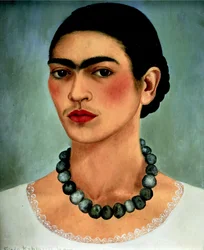 Self-Portrait med halsband