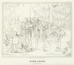 King Lear, akt II, scen 4 (gravyr)