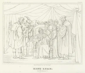 King Lear, akt IV, scen 7 (gravyr)