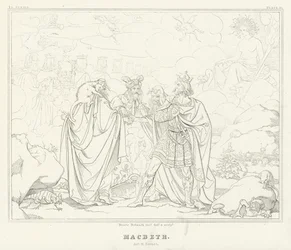 Macbeth, akt IV, scen 1 (gravyr)