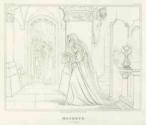 Macbeth, Akt V, Scen 1 (gravyr)