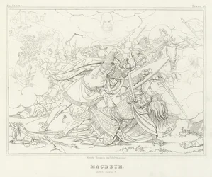 Macbeth, Akt V, Scen 7 (gravyr)