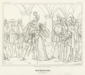 Othello, akt II, Scen 1 (gravyr)