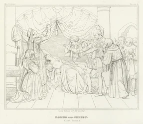 Romeo och Julia, akt IV, scen 5 (gravyr)