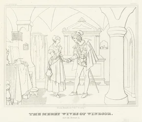 The Merry Wives of Windsor, akt III, scen 4 (gravyr)