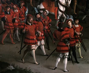 Intervju med Francois I och Henry VIII i lägret för det gyllene arket 7 juni