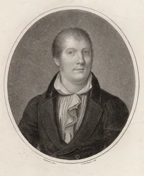 Porträtt av violinisten och kompositören Louis Spohr 1784-1859, 1820.