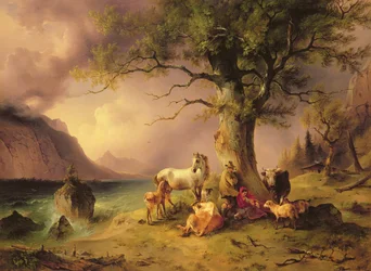 Det skyddande trädet, omkring 1840
