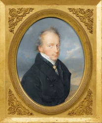 Antoine Victor de Habsburg Lorraine, ärkehertig av Österrike, prins av Ungern, de Boheme - ärkehertig Anton Victor av Österrike (1779-1835), vicekung av Lombardiet-Venetien av Lieder, Friedrich Johan Gottlieb (1780-1859), - Akvarell, Gouache på kartong, 21