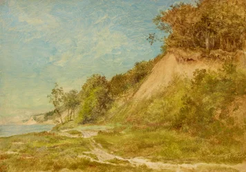 Sandstrand vid Östersjön