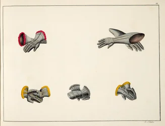 Handskar, skylt från 