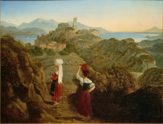 Idealiskt italienskt landskap