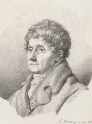 Porträtt av kompositören Antonio Salieri 1750-1825, 1821.