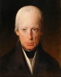 Porträtt av den helige romerske kejsaren Frans II 1768-1835, ca. 1832.