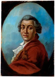 "Porträtt av poeten Alexander Sumarokov", 1798
