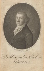 Porträtt av Alexander Nicolaus Scherer 1771-1824, 1800.