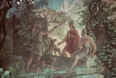 Odysseus hos svinhjorden Eumaeus, Scener från Odysséen