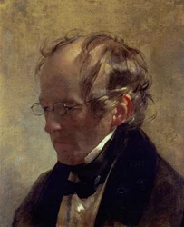 Porträtt av målaren Carl Vogel von Vogelstein