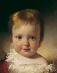Baron Alexander Vesque von Püttlingen som barn