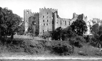 Ludlow Castle, Shropshire, England, 1924-1926.