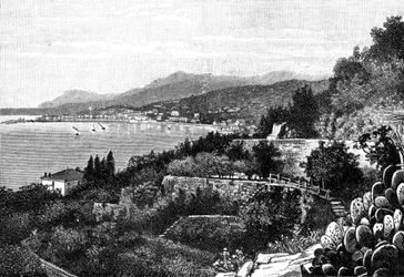 Mentone, 1900.