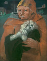 Gubben med sin hund