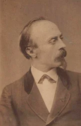 Porträtt av kompositören Hans von Bülow 1830-1894, ca. 1875.