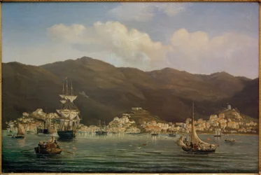 Utsikt över hamnen i Saint Thomas