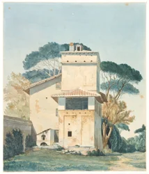 Raffaels ateljé i Villa Borgheses har. Rom