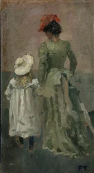 Alexandra Thaulow med Ingrid