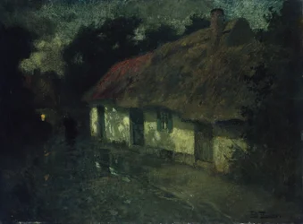 Fransk bondgård, ca 1895 (målning)