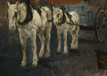 Hester / Hästar, ca 1902 (målning)