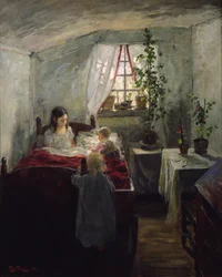 Interiör med barn