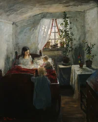 Interiör med barn