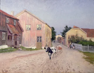 Gata i Hokksund