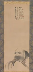 Porträtt av Daruma, tidigt 1600-tal.