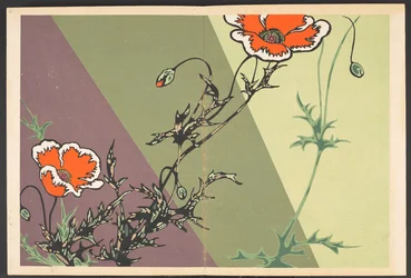 Shasei sôka môyô, Mönster av växter och blommor från livet