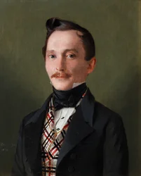 Porträtt av Vladimir Ivanovich Benkendorf 1807-1864, 1845
