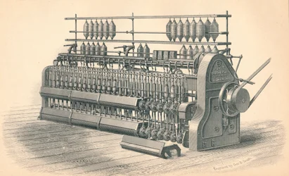 Finishing Roving Frame, av Platt, Brothers & Co. Oldham
