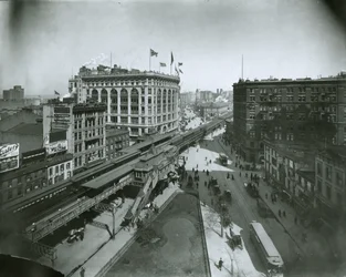 Broadway, norr om 32nd Street, New York City