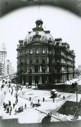 Old Post Office, Broadway and Park Row, New York City, ca 1900