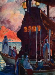 "Sheik Josephs ankomst", 1909