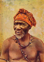 En sydafrikansk medicinman, 1912
