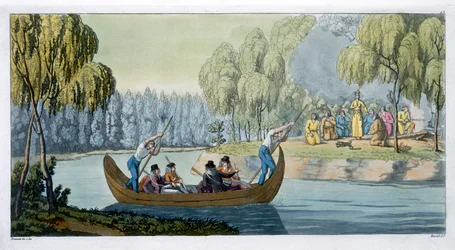 Deception of Captain Wallis av drottning Oberea