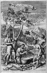 Musikalisk scen, illustration från Bok 2 Del 2 Kapitel 7 av 