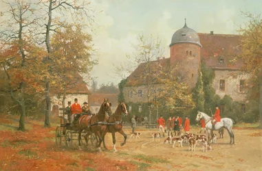 Ankomst till jakten, 1800-talet